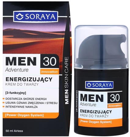 Soraya MEN Adventure 30+ creme energizante para homens