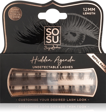 SOSU Cosmetics Hidden Agenda Undetectable Lashes trsové nalepovací řasy bez uzlíku