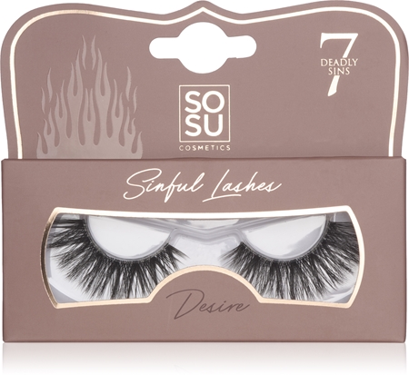 SOSU Cosmetics 7 Deadly Sins Lashes pestanas falsas