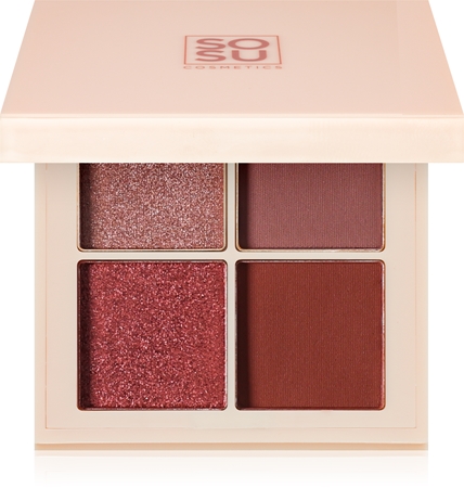 SOSU Cosmetics Eyeshadow Quad akių šešėlių paletė