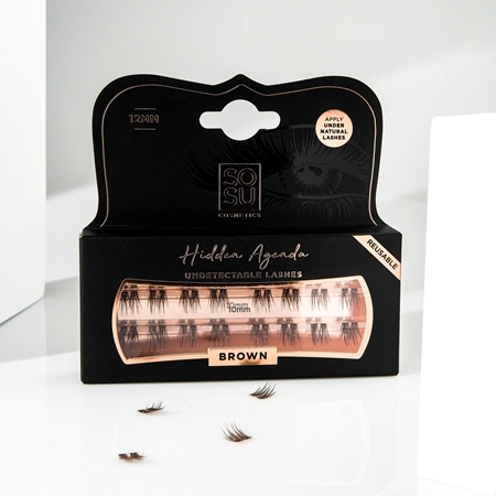 SOSU Cosmetics Hidden Agenda Undetectable Lashes faux-cils individuels sans nœud