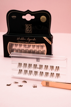 SOSU Cosmetics Hidden Agenda Undetectable Lashes faux-cils individuels sans nœud