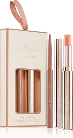 SOSU Cosmetics Lip Luxe Duo Geschenkset für Lippen Farbton Nude