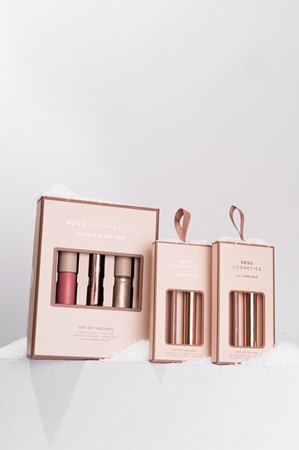 SOSU Cosmetics Lip Luxe Duo Geschenkset für Lippen Farbton Nude