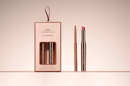 SOSU Cosmetics Lip Luxe Duo Geschenkset für Lippen Farbton Pink