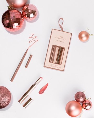 SOSU Cosmetics Lip Luxe Duo Geschenkset für Lippen Farbton Pink