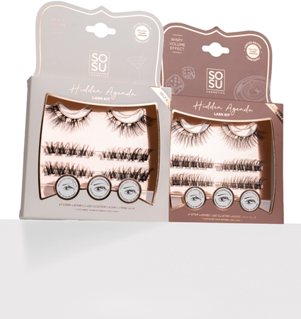 SOSU Cosmetics Hidden Agenda Lash Kit Lösögonfransar