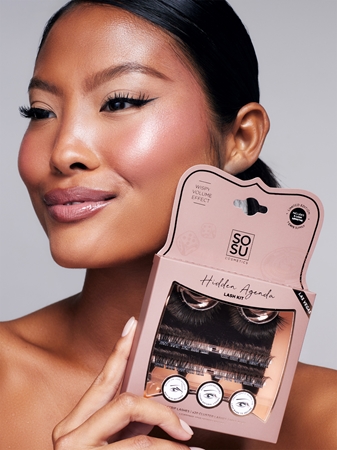 SOSU Cosmetics Hidden Agenda Lash Kit Lösögonfransar