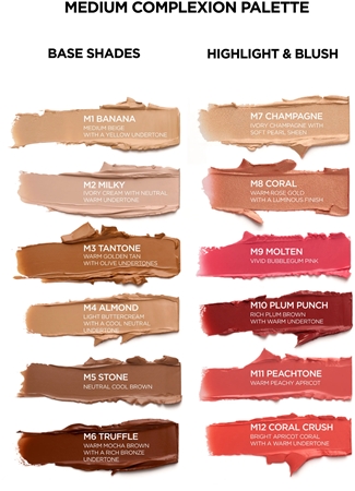SOSU Cosmetics Complete Canvas Complexion Palette palette multifonctionnelle visage
