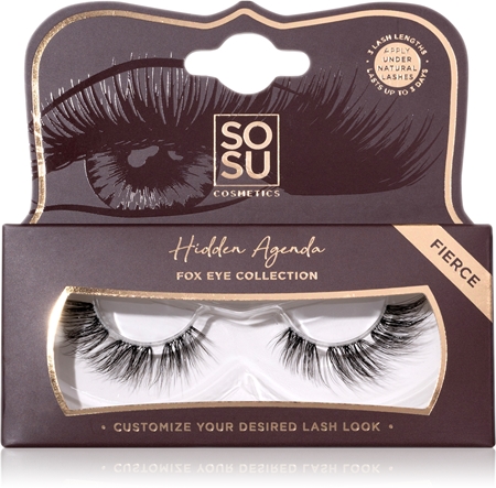 SOSU Cosmetics Hidden Agenda Fox Eye Collection False Eyelashes