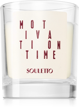 Souletto Motivation Time Pink Pepper & Lime bougie parfumée compatible avec un carrousel
