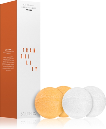 Souletto Tranquility Bath Bombs šumivé koule do koupele