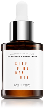 Souletto Lily Blossom & Asian Pomelo Calming Facial Oil Närande ansiktsolja Närande för natten