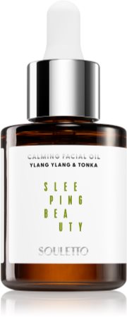 Souletto Ylang Ylang & Tonka Calming Facial Oil huile nourrissante visage pour la nuit