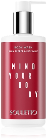 Souletto Pink Pepper & Rice Milk Body Wash relaxační sprchový gel