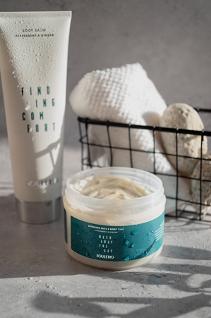 Souletto Peppermint & Ginger Face & Body Clay máscara facial e de corpo com argila