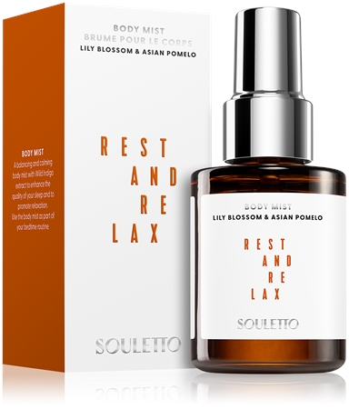 Souletto Lily Blossom & Asian Pomelo Body Mist spray corpo per un sonno tranquillo