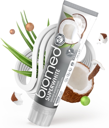 Biomed Superwhite erősítő fogkrém kókuszolajjal
