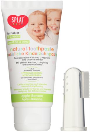 Splat Baby dentifricio naturale per bambini con spazzolino massaggiante