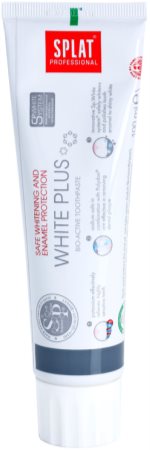 Splat Professional White Plus Bio-Aktiv Zahnpasta für schonendes Bleichen und zum Schutz des Zahnschmelzes