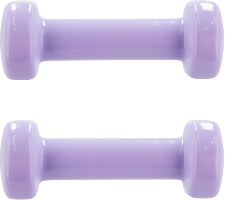Spokey Shape vinyl dumbbell set