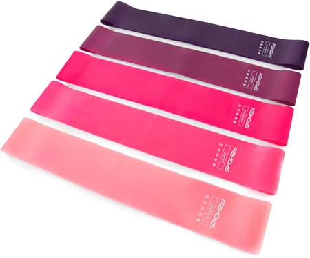 Spokey Artio I zestaw gum do fitnessu Pink