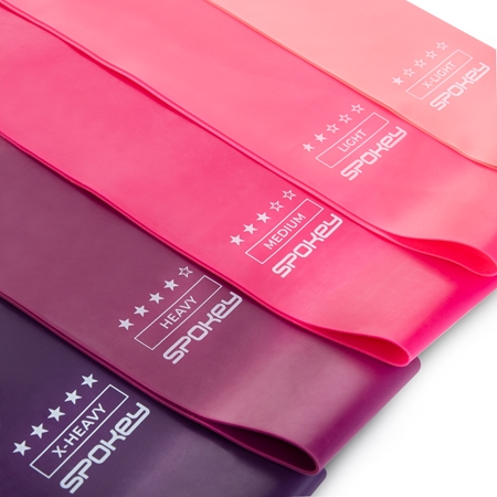 Spokey Artio I zestaw gum do fitnessu Pink