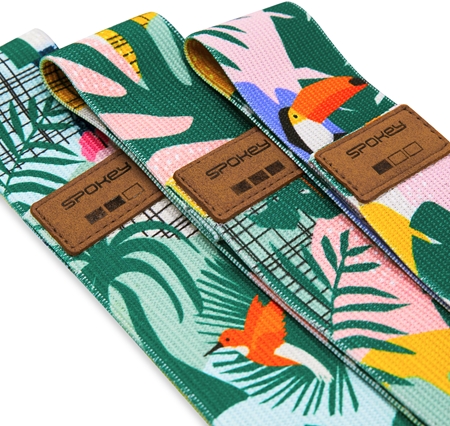 Spokey Home Jungle set di bande elastiche + confezione