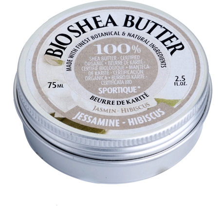 Sportique Wellness Jasmin and Hibiscus Pure Shea Butter