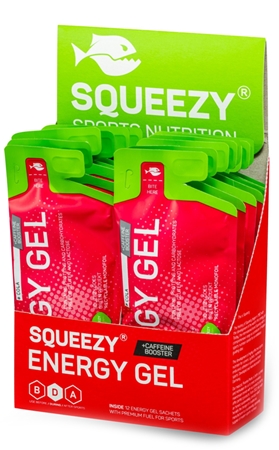 Squeezy Energy Gel Präparat zur Förderung von Sportleistungen