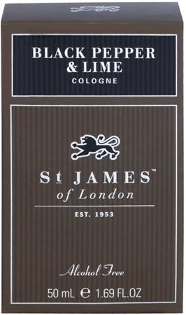 St. James Of London Black Pepper & Persian Lime eau de cologne pour homme 50 ml