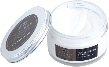 St. James Of London Black Pepper & Persian Lime krem do golenia dla mężczyzn 150 ml