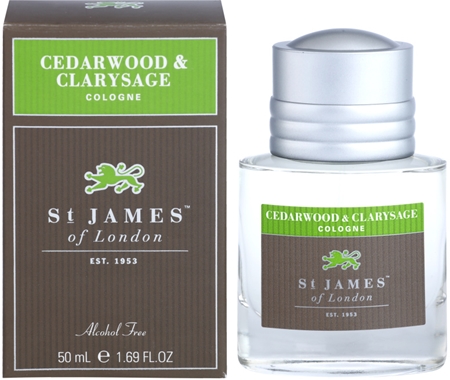 St. James Of London Cedarwood & Clarysage kolínská voda pro muže 50 ml