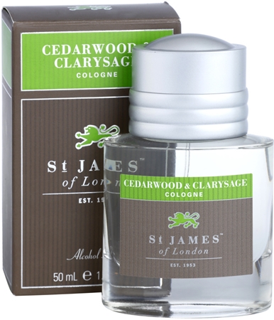 St. James Of London Cedarwood & Clarysage kolínská voda pro muže 50 ml