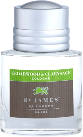 St. James Of London Cedarwood & Clarysage kolínská voda pro muže 50 ml