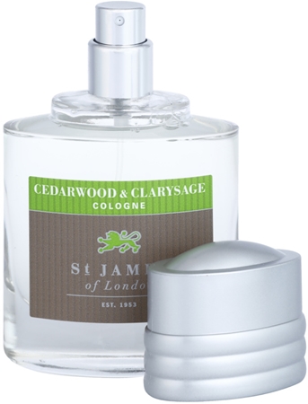 St. James Of London Cedarwood & Clarysage kolínská voda pro muže 50 ml