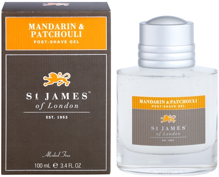 St. James Of London Mandarin & Patchouli gel po holení pro muže 100 ml