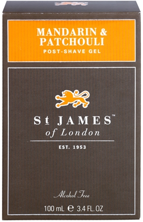 St. James Of London Mandarin & Patchouli gel po holení pro muže 100 ml
