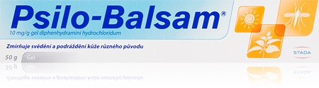 STADA Psilo-Balsam 10 mg/g gel při spáleninách po slunění, štípnutí a bodnutí hmyzem, kopřivce a svědění
