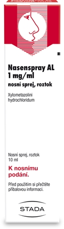 STADA Nasenspray AL 1 mg/ml nosní sprej, roztok pro zklidnění nosní sliznice