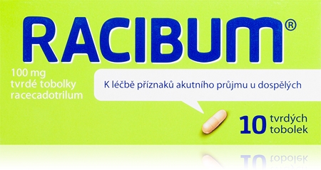 STADA Racibum 100mg tvrdé tobolky k léčbě průjmu