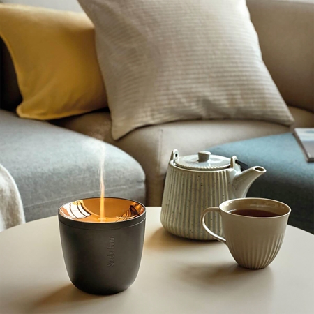 Stadler Form Diffuser Zoe Mobile Ultraschall Aroma Diffuser mit Flammeneffekt