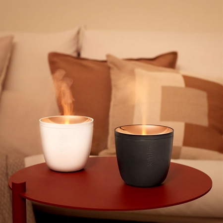 Stadler Form Diffuser Zoe Mobile Ultraschall Aroma Diffuser mit Flammeneffekt