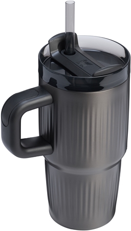 Stanley Quencher H2.O Fluted Tumbler stainless steel tumbler with straw small