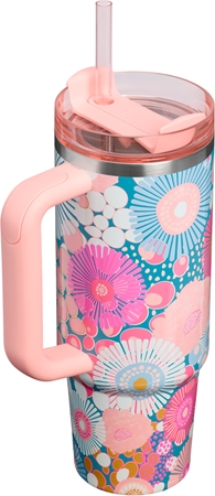 Stanley Quencher H2.O FlowState™ Tumbler nerūsējoša pudele ar salmiņu vidēja izmēra