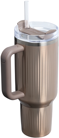 Stanley Quencher H2.O Fluted Tumbler gobelet en acier inoxydable avec paille grand format