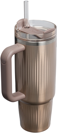 Stanley Quencher H2.O FlowState™ Fluted Tumbler gobelet en acier inoxydable avec paille medium