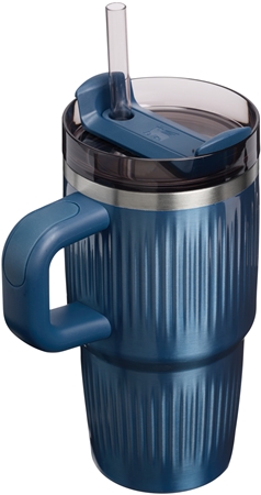 Stanley Quencher H2.O Fluted Tumbler stainless steel tumbler with straw small