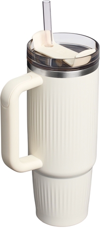 Stanley Quencher H2.O Fluted Tumbler kubek ze stali nierdzewnej ze słomką duży