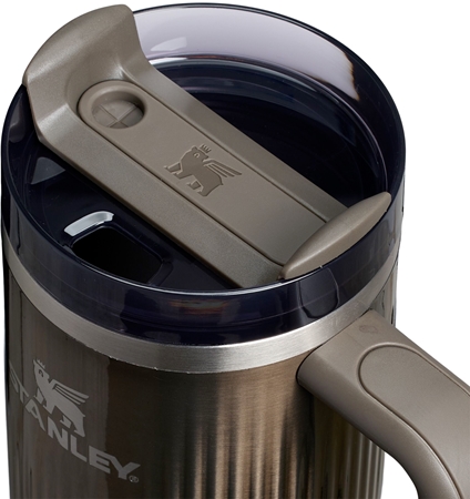 Stanley Quencher H2.O Fluted Tumbler Edelstahlbecher mit Trinkhalm groß